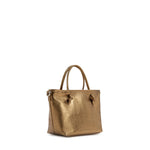 Mini bag in pelle con logo 73BP9VT02 LOLLI POPPOP BRONZE V° 73 