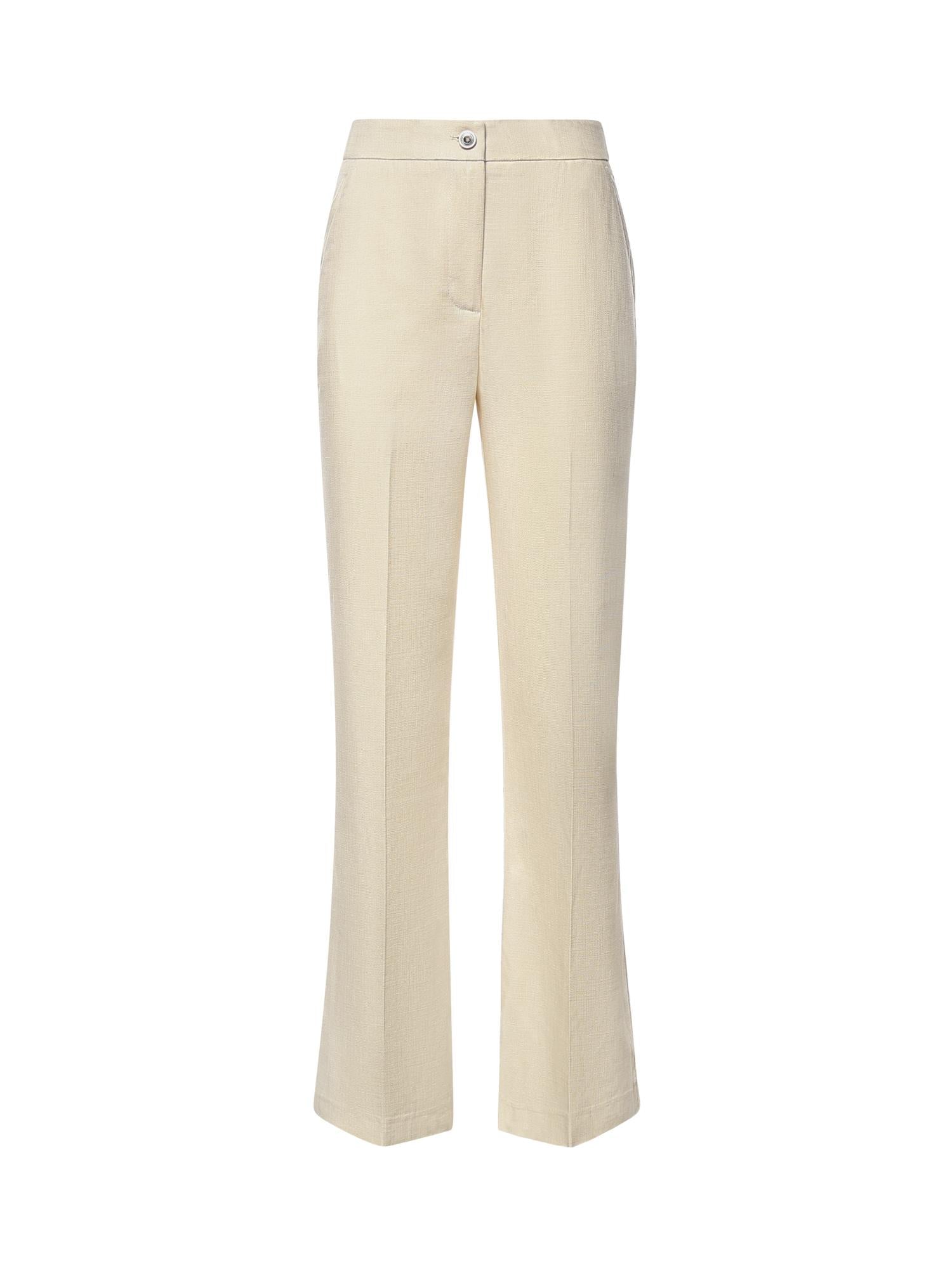 Pantaloni con piega stirata 107595 A2W6C00 PINKO 