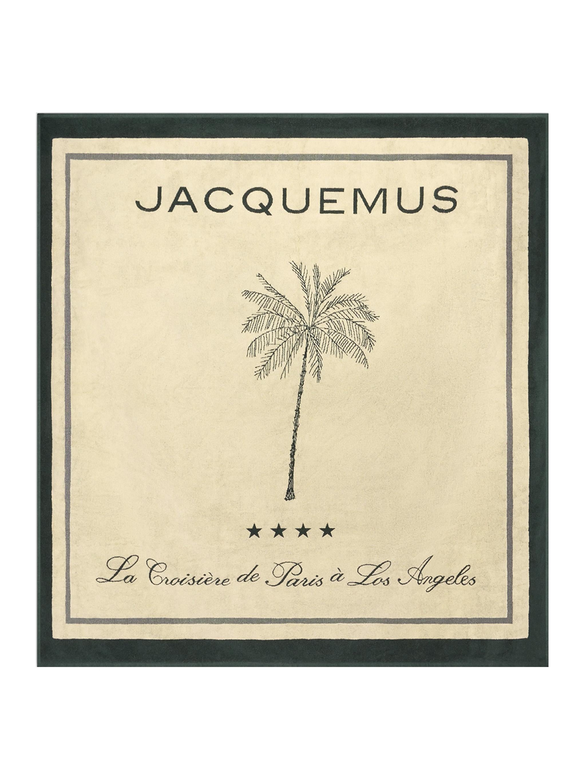 Telo da mare con logo jacquard 255AC737 60085CE JACQUEMUS 