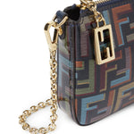 Pouch Baguette FF jacquard 8BS073 AW6QF1URO FENDI 