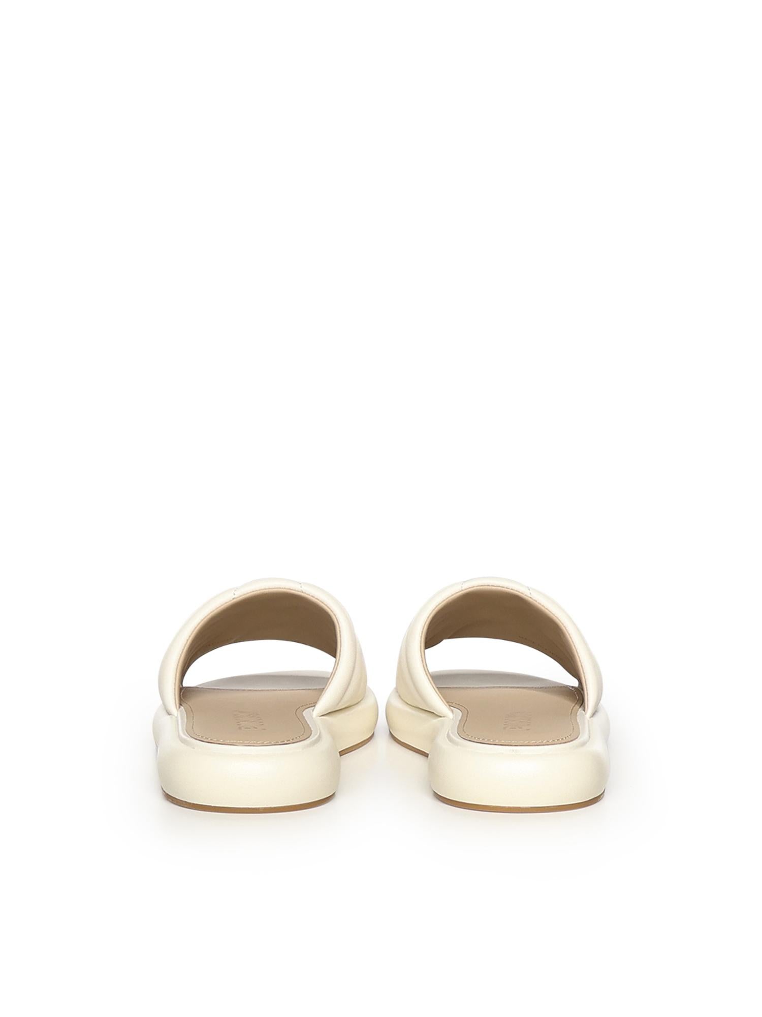 Slipper in nappa con logo SD0525 P003Z12 PINKO 