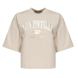 T-shirt crop con logo 104604 A2CSC03 PINKO 