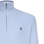 Maglia in piqué di cotone con zip 710932304  POLO RALPH LAUREN 