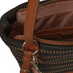 Borsa shopping con logo 73BS9M802 CASSIENERO/CUOIO V° 73 
