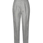 Pantaloni in tela di lino délavé GP12PT FU4MFS8290 DOLCE & GABBANA 