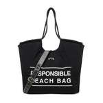 Borsa shopping Review 73BS8ZF01 REVIEWNERO/BIANCO V° 73 