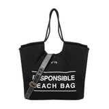 Borsa shopping Review 73BS8ZF01 REVIEWNERO/BIANCO V° 73 