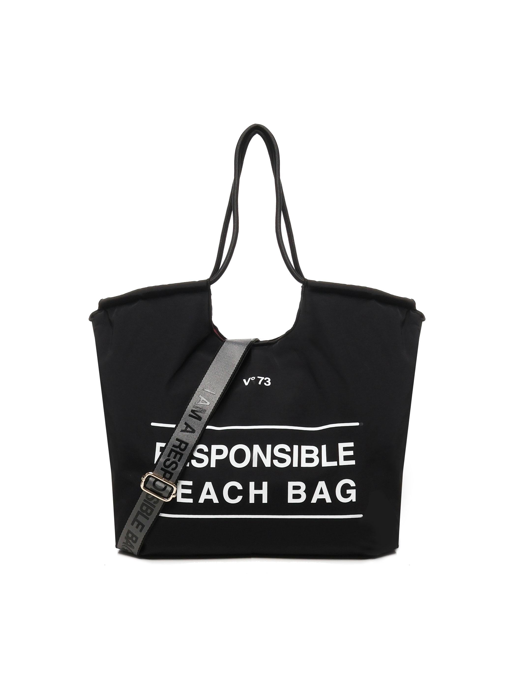 Borsa shopping Review 73BS8ZF01 REVIEWNERO/BIANCO V° 73 