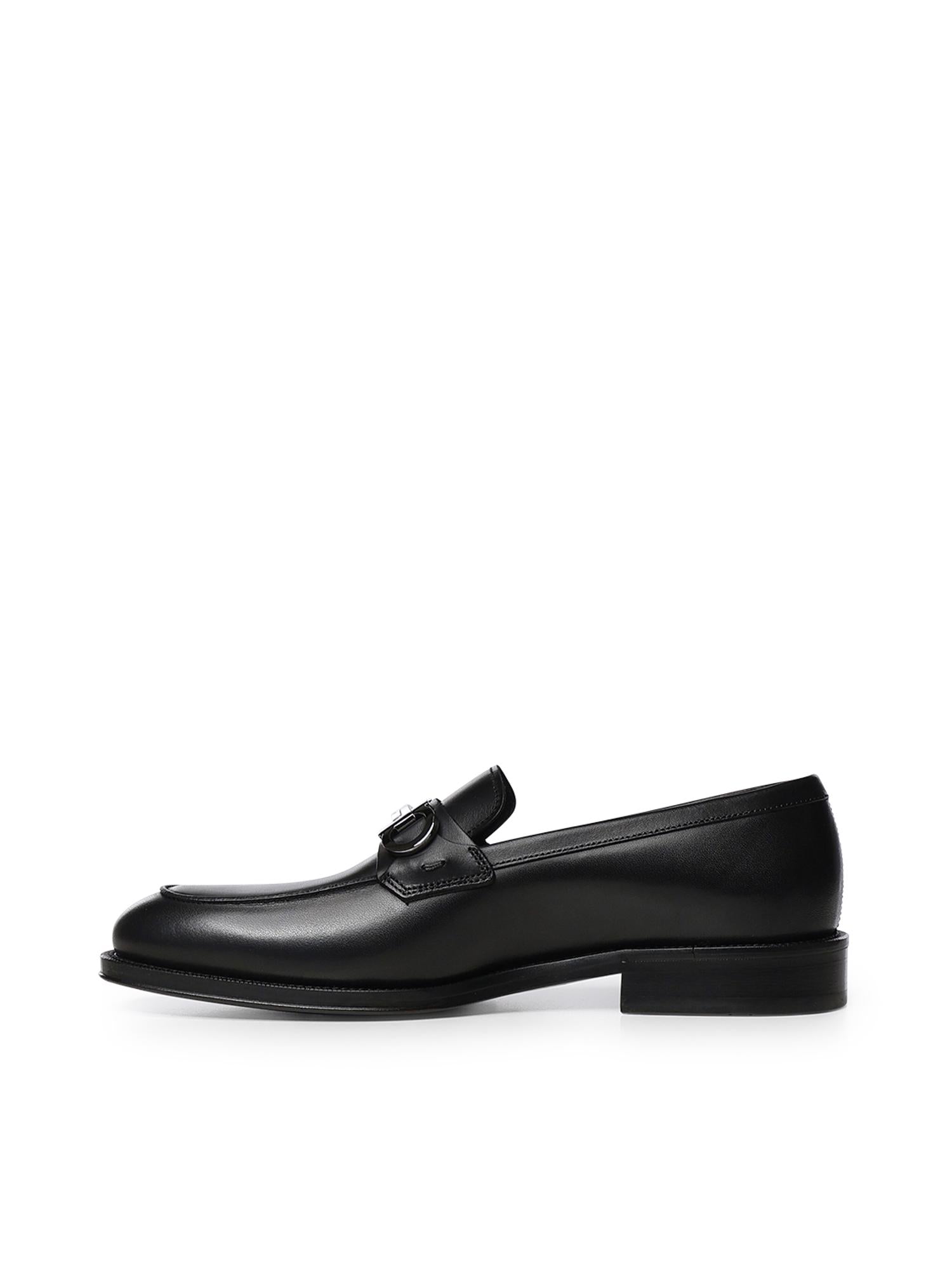 Mocassino ornamento Gancini in pelle 029276 778746003 FERRAGAMO 