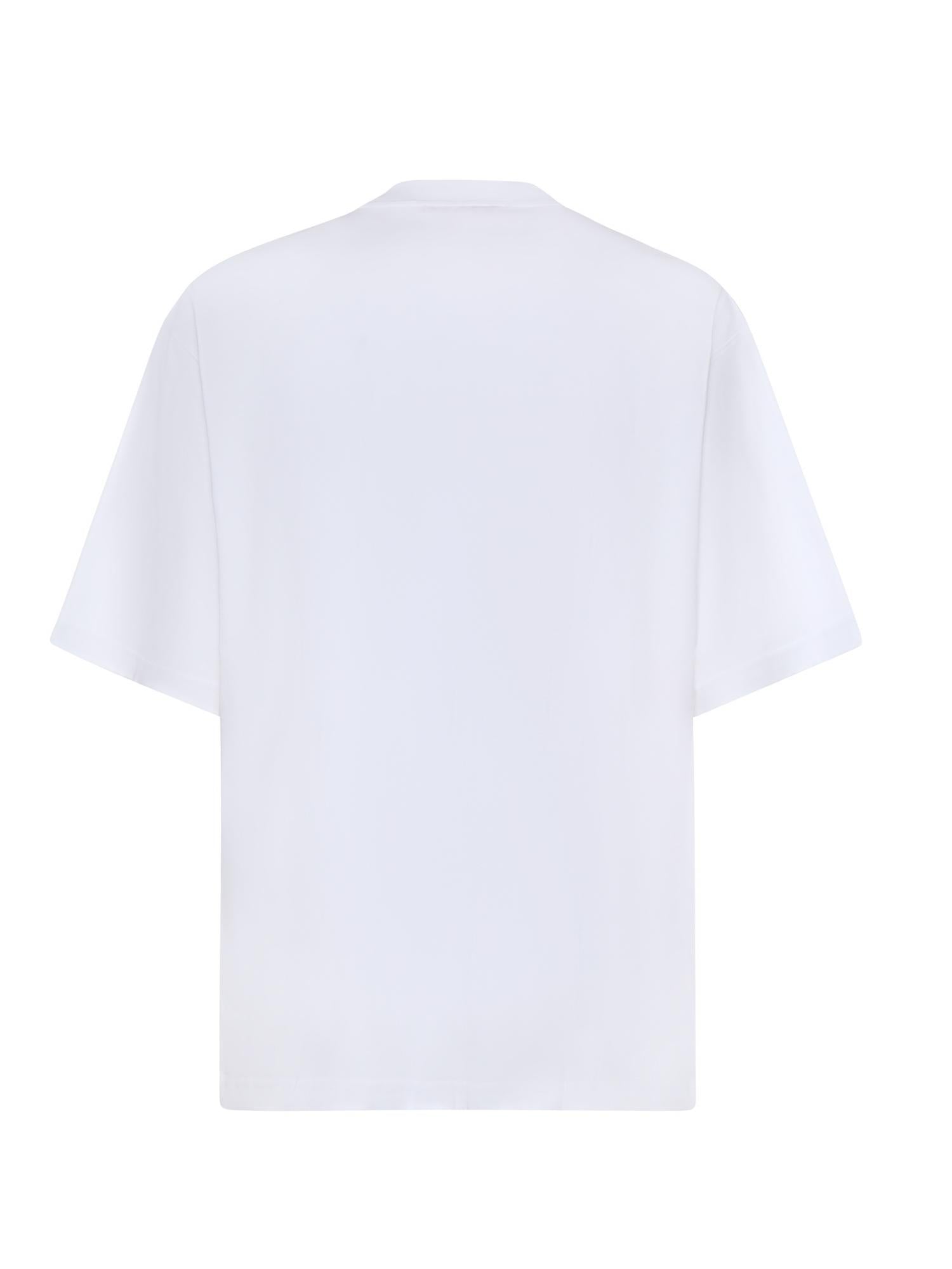 T-shirt in cotone con logo HUMU0223S2 USCY86LOW01 MARNI 