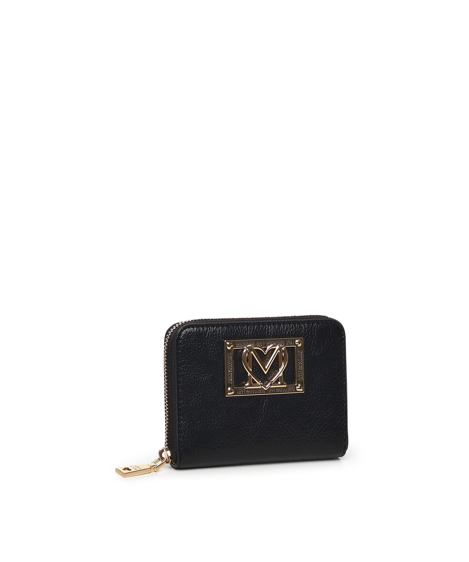 Portafoglio con logo JC5605PP1NLI0 000 LOVE MOSCHINO 