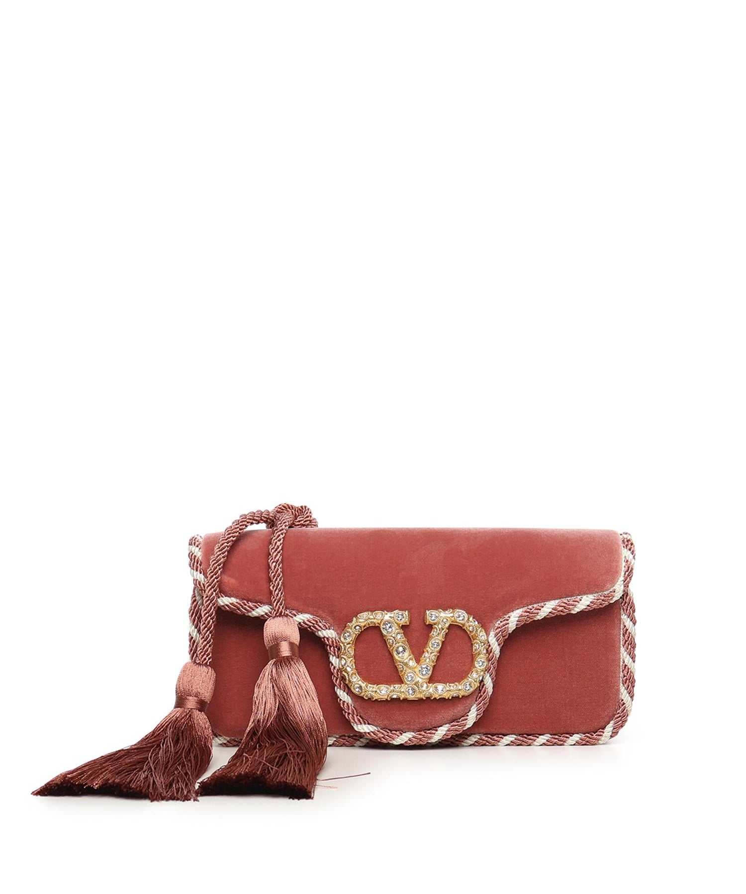Clutch Locò Mini in velluto 7W2B0R92 GNLDZB VALENTINO GARAVANI 