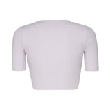 Crop top in cotone 224MPU164FI0001 -0077 COURREGES 