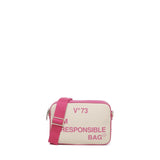 RESPONSIBILITY BIS shoulder bag 73BS6AF04 RESPONSIBILITY BISNATURALE/FUXIA V° 73 