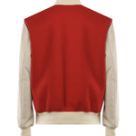 Bomber Varsity in nappa e tessuto VARSITY NAPPAROSSO GIULIANO GALIANO 