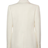 Blazer monopetto in cotone e lino 7B3CE465 8T1A03 VALENTINO GARAVANI 