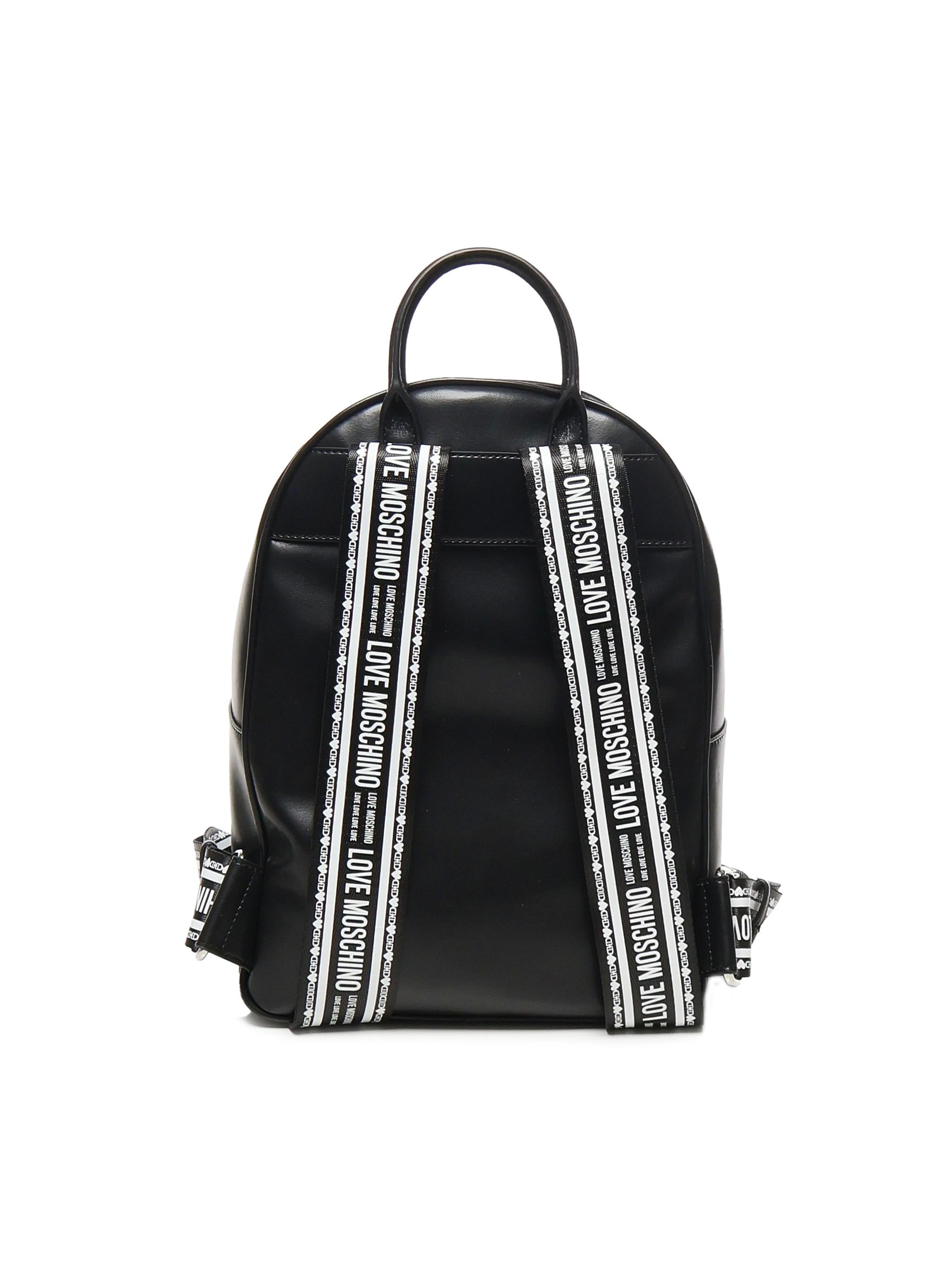 Zaino logo lettering<BR/> JC4222PP0MKF0 00B LOVE MOSCHINO 