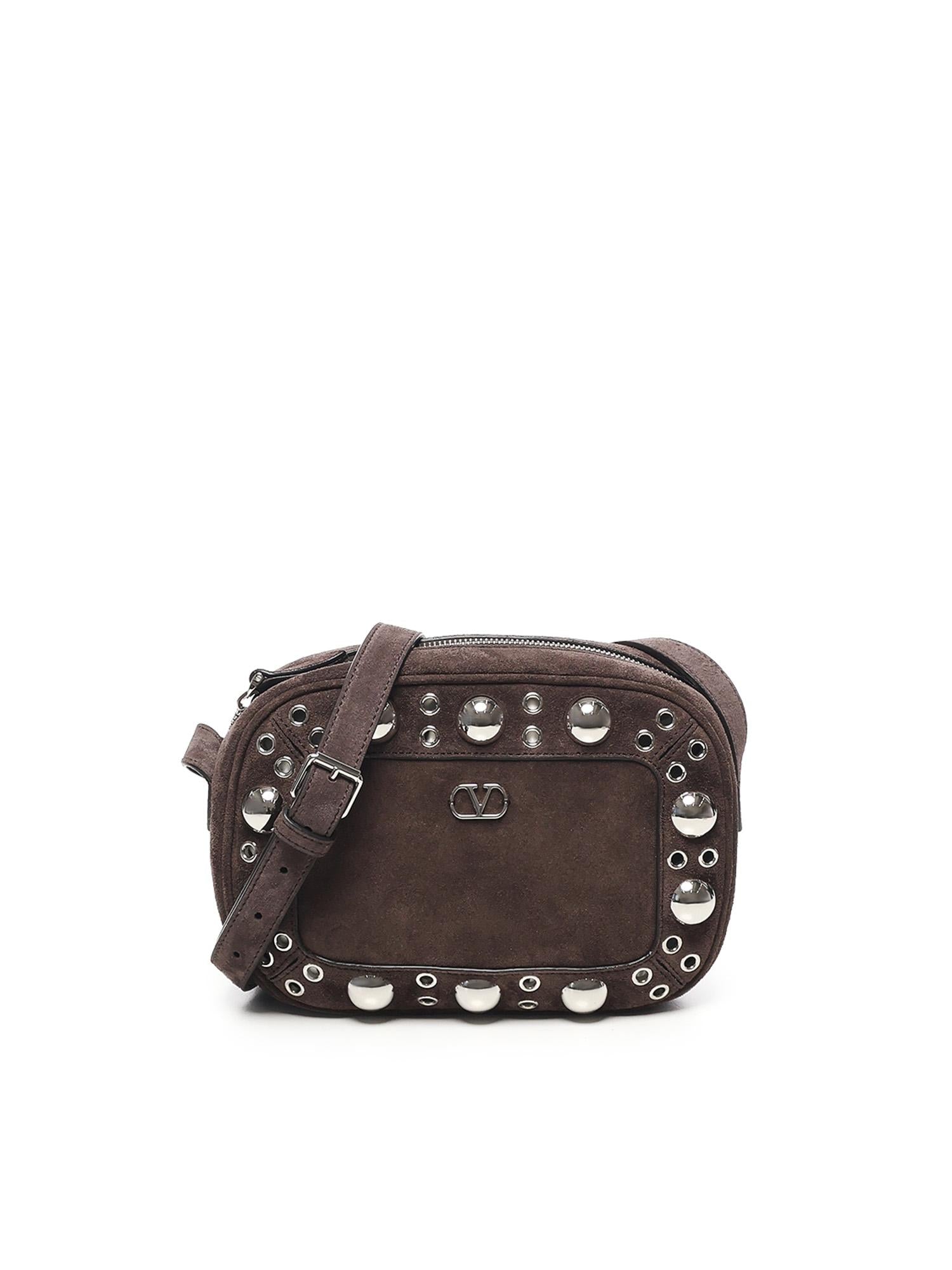 Borsa Nellcôte in suede 7W2B0R74 JET0TO VALENTINO GARAVANI 