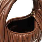 Borsa Wander in pelle matelassé 5BC125 AN88F0033 MIU MIU 