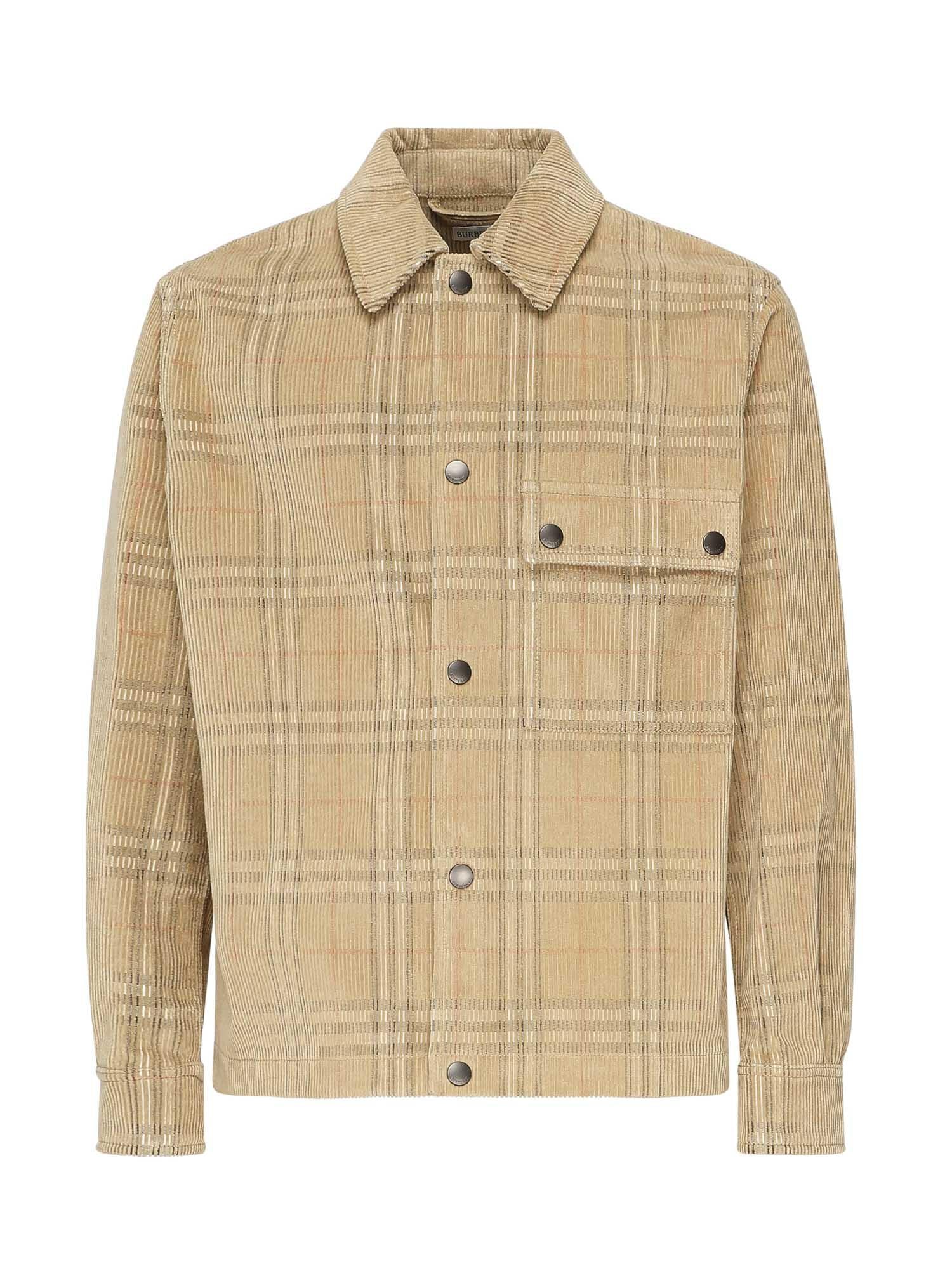 Camicione in corduroy Check 8113164 B9368 BURBERRY 