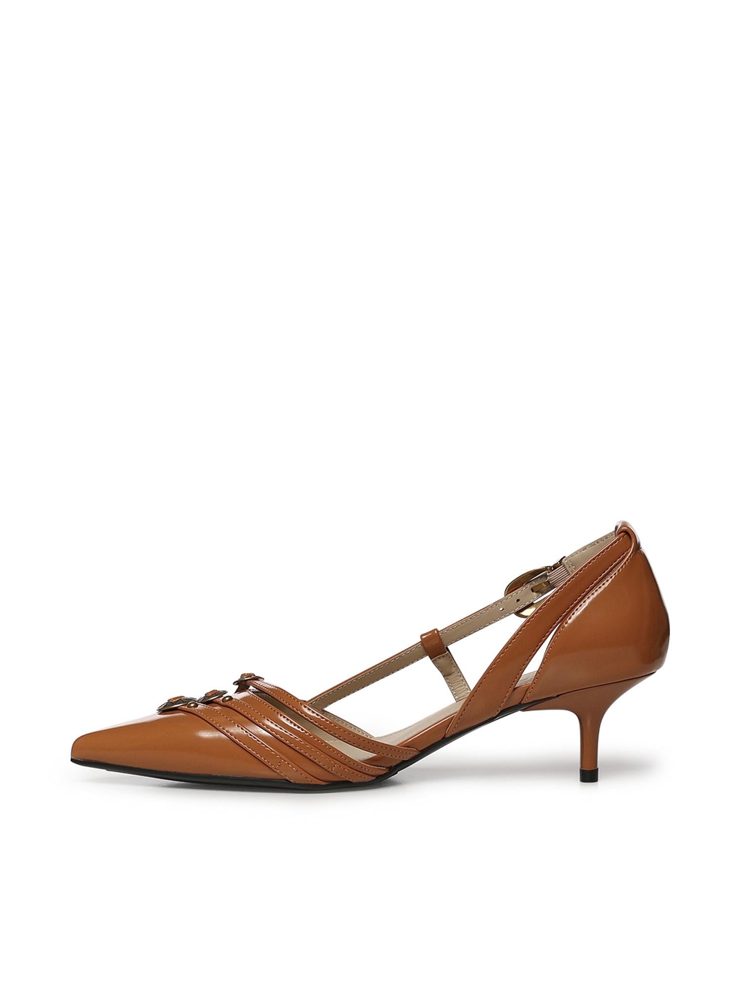 Décolleté con cinturini e borchie gioiello SD0485 E037M37 PINKO 