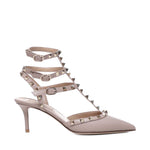 Slingback Rockstud in pelle liscia 6W2S0375 VODP45 VALENTINO GARAVANI 