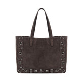 Borsa tote Nellcote media in suede 6W0B0R79 JET0TO VALENTINO GARAVANI 