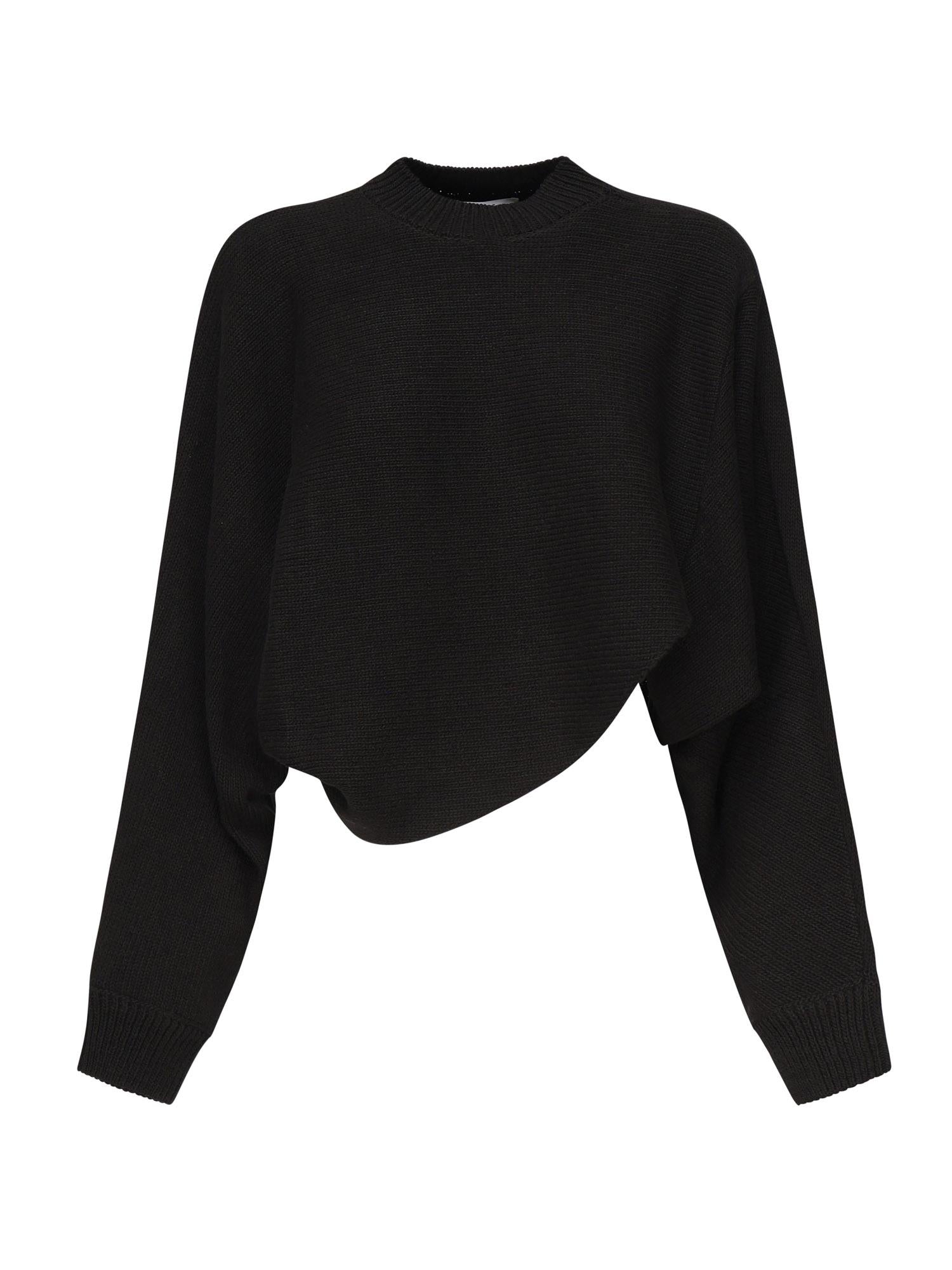 Pullover asimmetrico AA9G0043K082B 995 ALAIA 