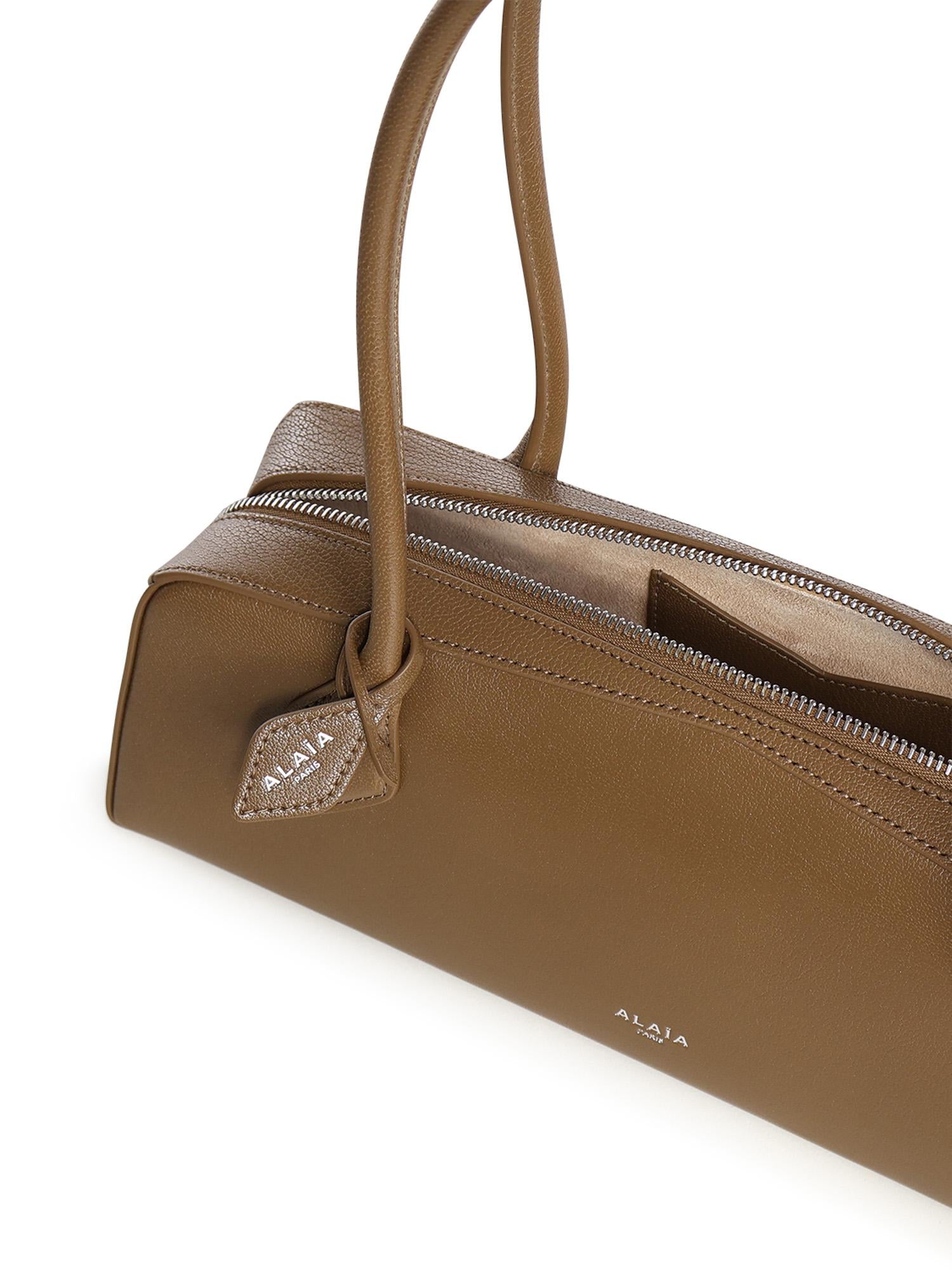 Borsa a spalla Le Teckel medium in pelle AA1S06033CA212 A47 ALAIA 