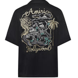 Camicia Hollywood in cotone AMSTCA1196 001 AMIRI 