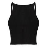 Top in maglia a coste<BR/> 325MT0450FI0001 9999 COURREGES 