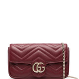 Borsa a spalla GG Marmont in pelle