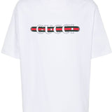 T-shirt in jersey di cotone stampato