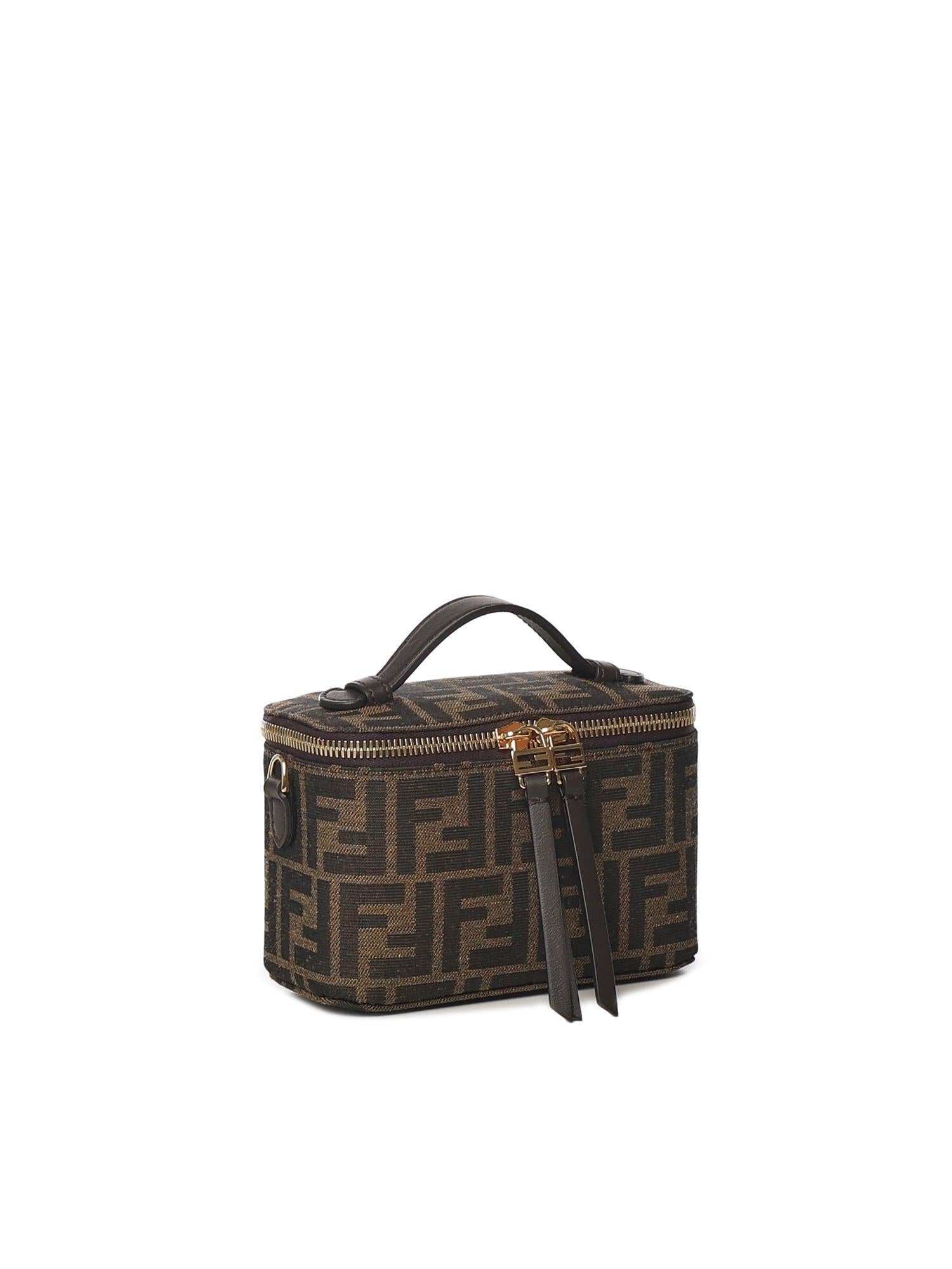 Minibag in tessuto FF jacquard 8BS108 AFPMF1GL7 FENDI 