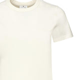 T-shirt con ricamo logo 325JTS217JS0233 0001 COURREGES 