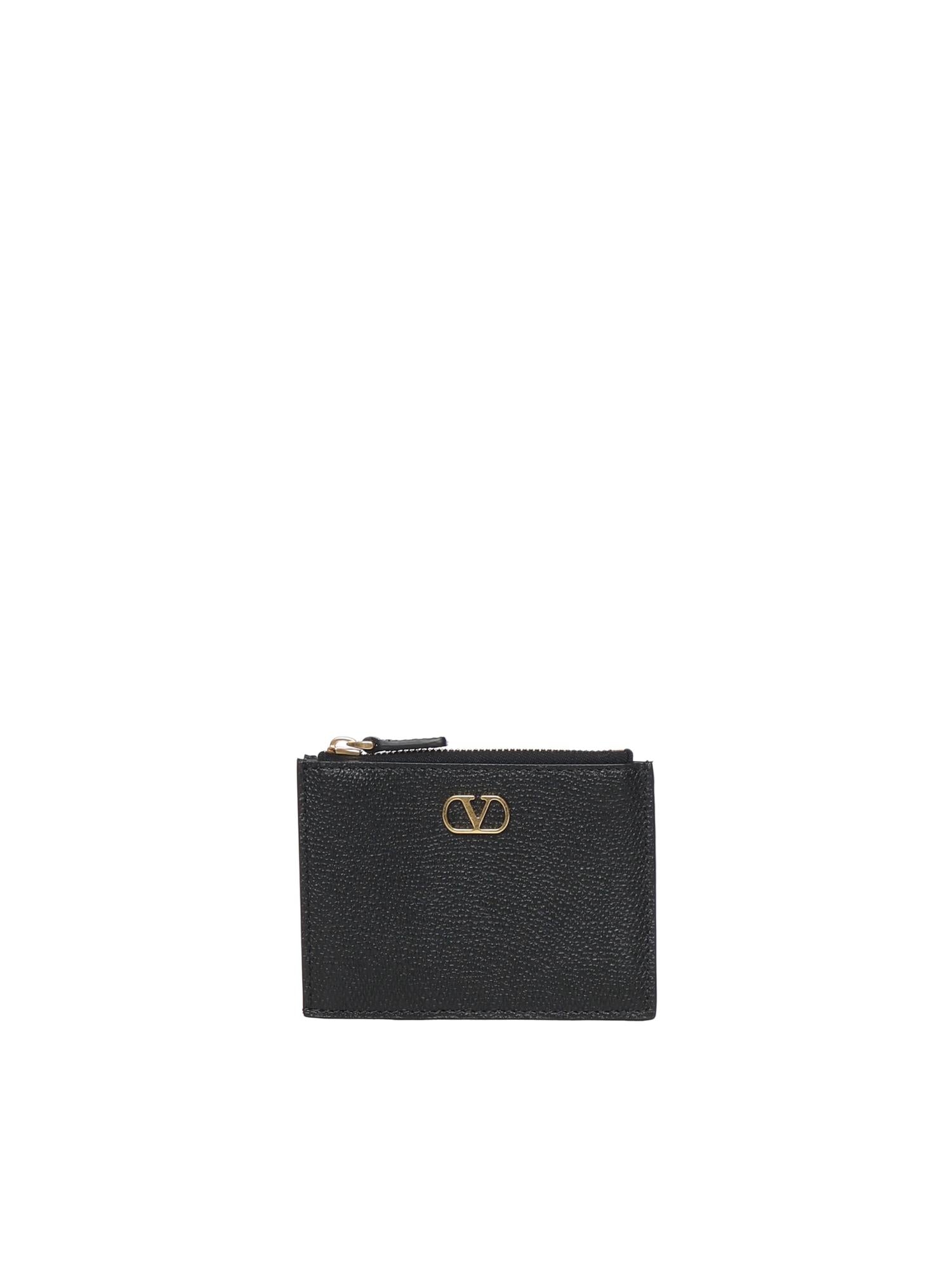 Portacarte Vlogo Signature in vitello granato 8W2P0AK9 SNP0NO VALENTINO GARAVANI 
