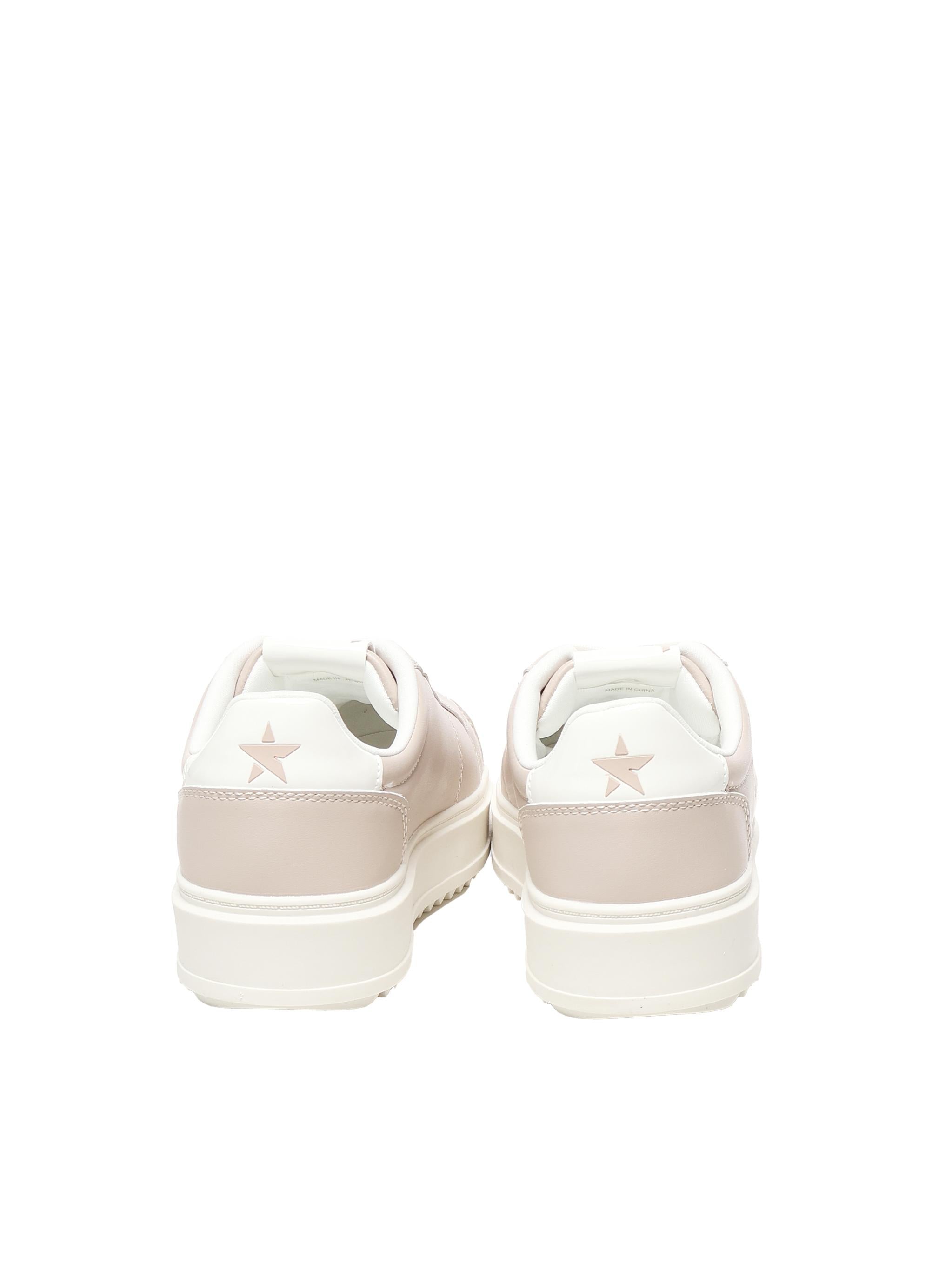 Sneakers Brooklyn con logo BYSC8WO01 NUDO/BIANCO BY BYBLOS 