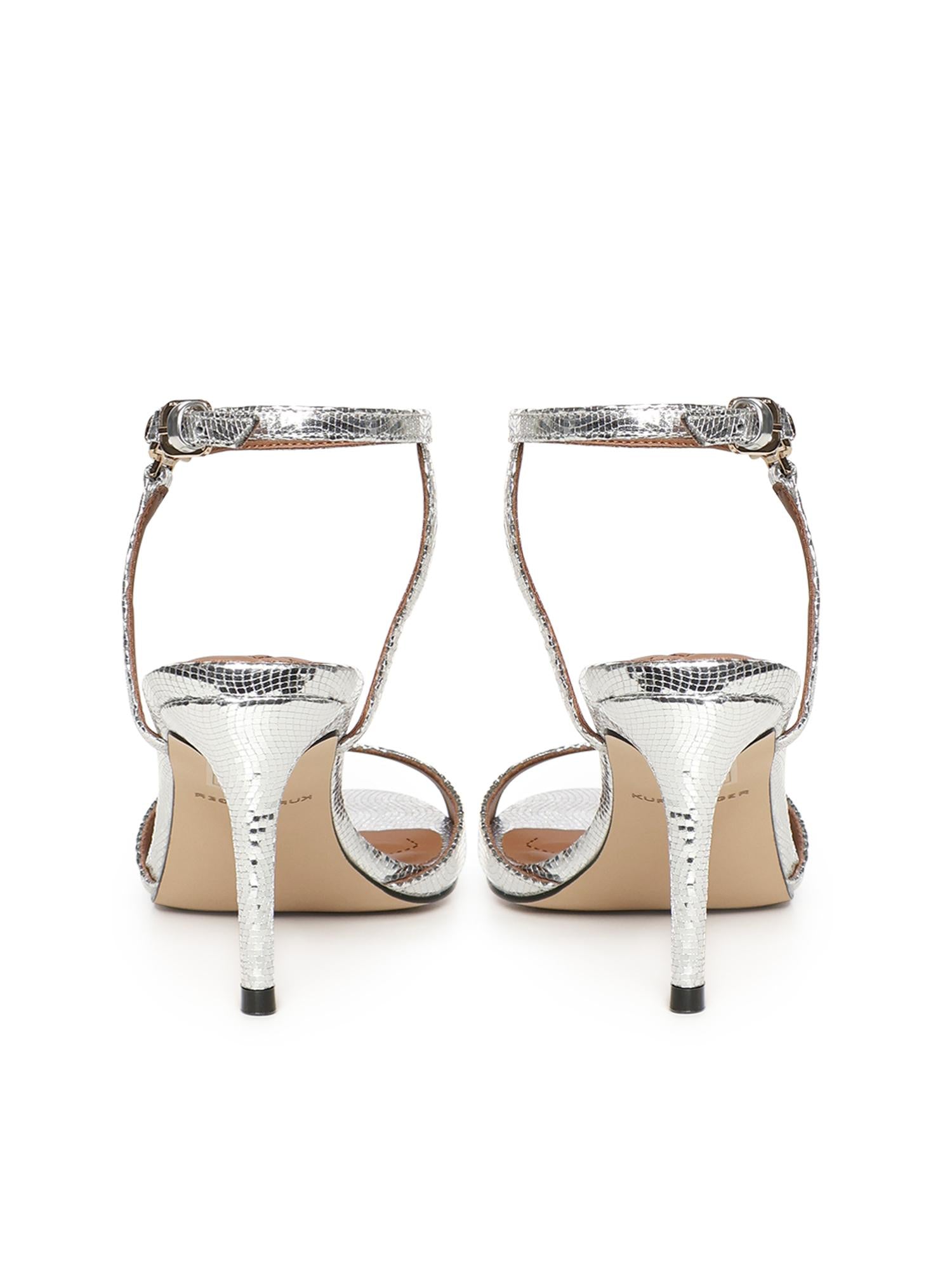 Sandali Chelsea in pelle 5595663189 SILVER KURT GEIGER 