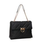 Borsa grande trapuntata Love Bag tessuto riciclato 103347 A05FZ99Q PINKO 