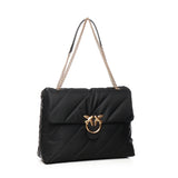 Borsa grande trapuntata Love Bag tessuto riciclato 103347 A05FZ99Q PINKO 