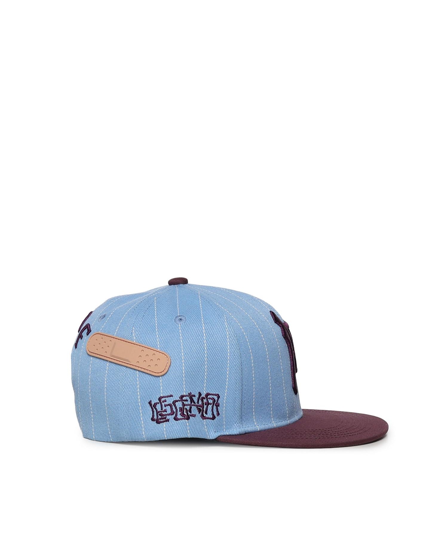 Cappello da baseball a righe DFM58031C0001PX BLU/PURP PDF CHANNEL 