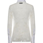 Camicia in tulle e pizzo 106600 A381Z05 PINKO 