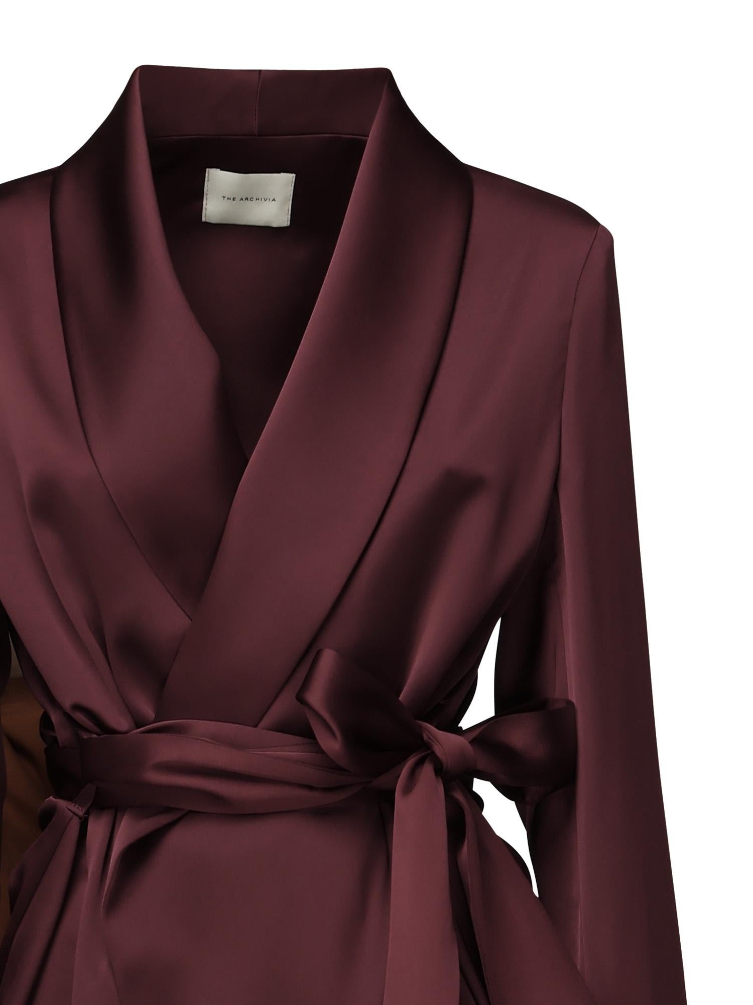Tailleur Iris <BR/> TAILLEUR IRIS BORDEAUX THE ARCHIVIA 
