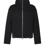 Giacca in lana con zip PREAW25M02158 BLK01 HELIOT EMIL 