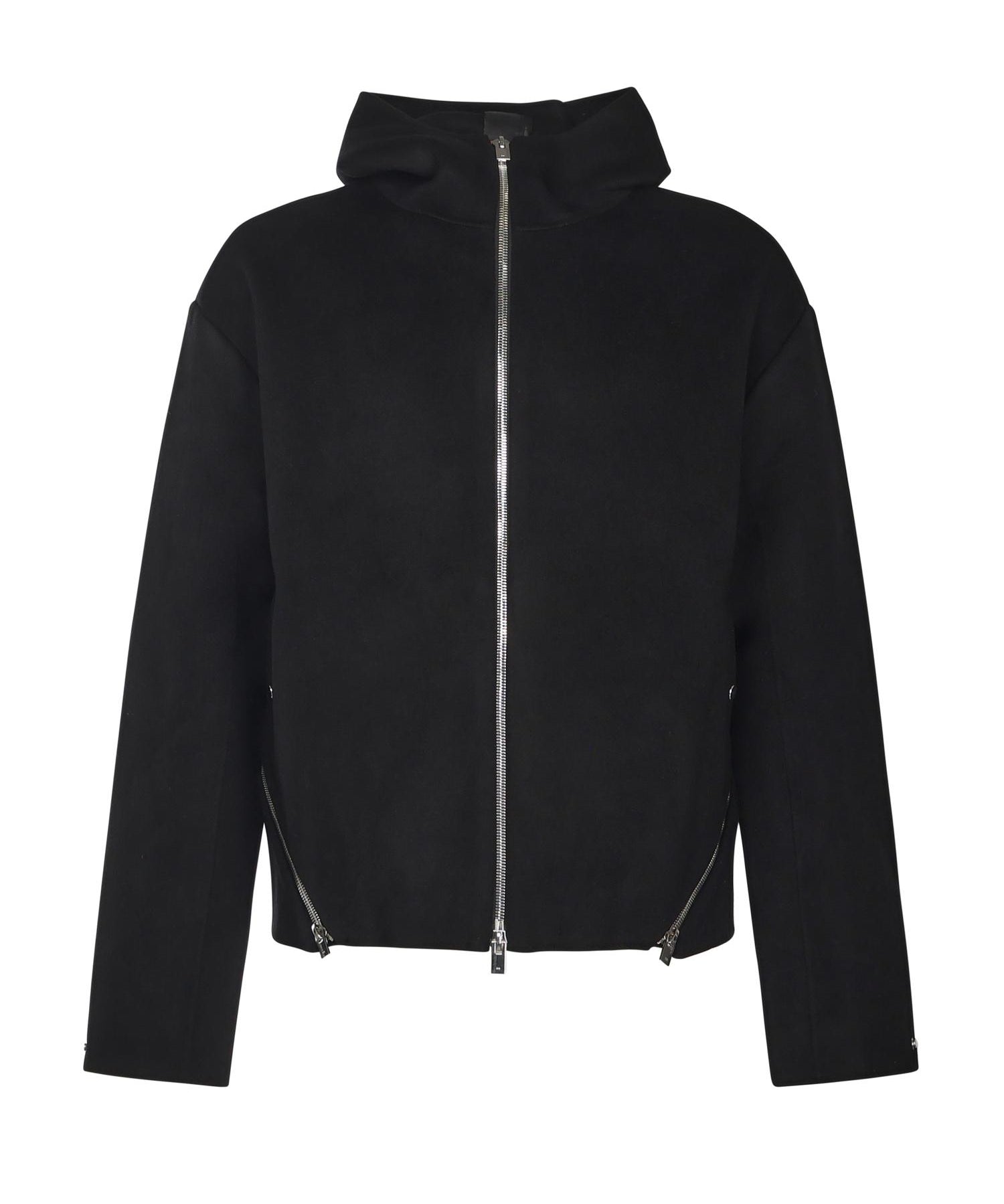 Giacca in lana con zip PREAW25M02158 BLK01 HELIOT EMIL 
