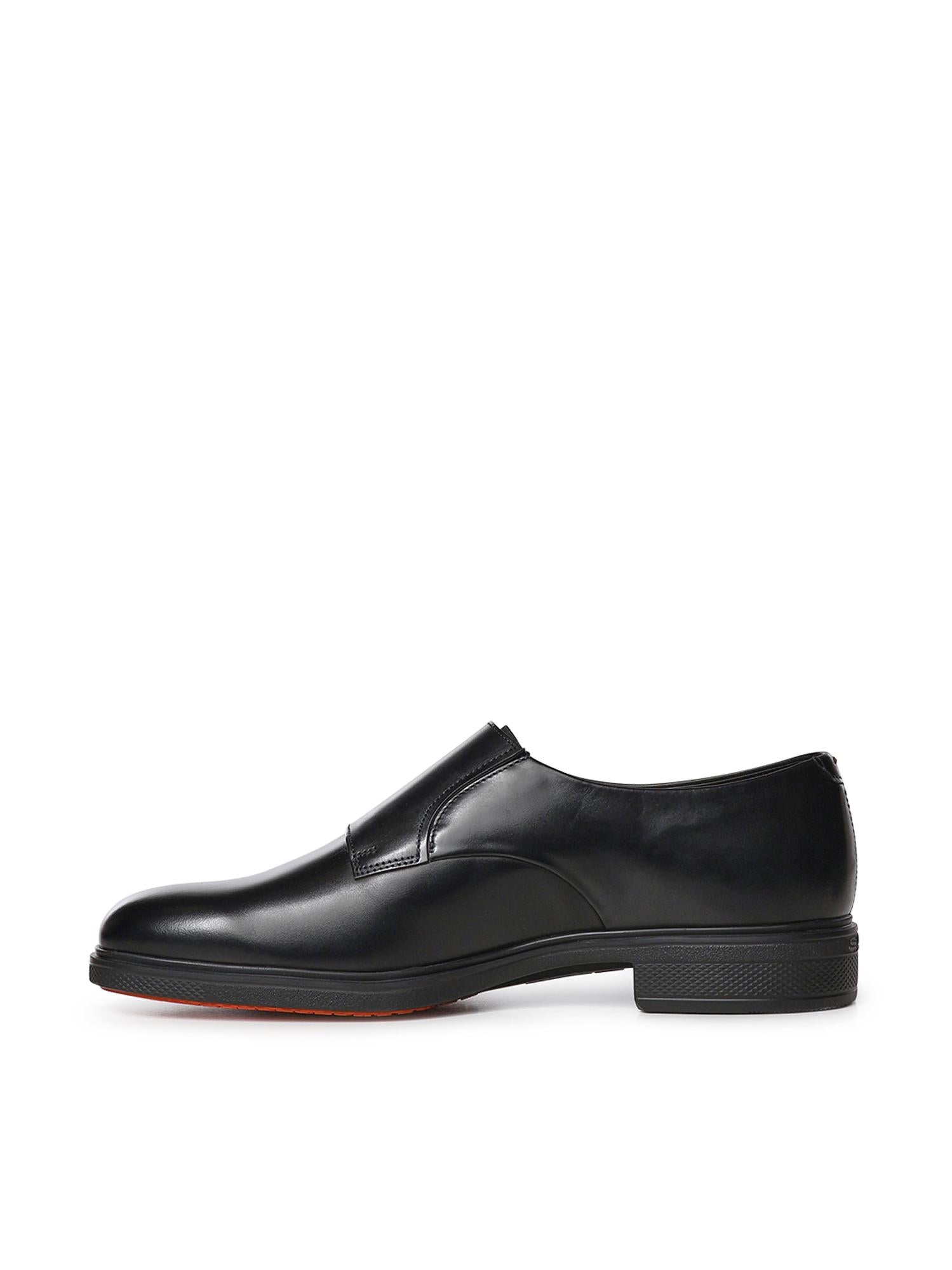 Doppia fibbia in pelle MGEO18949NEAX NTGN01 SANTONI 