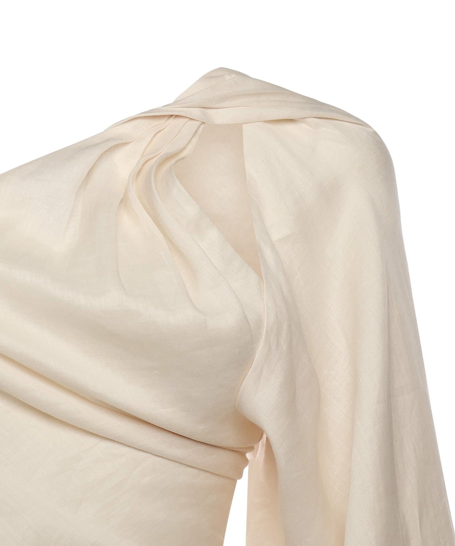 Top con maniche drappeggiate RS26207T C SELF-PORTRAIT 