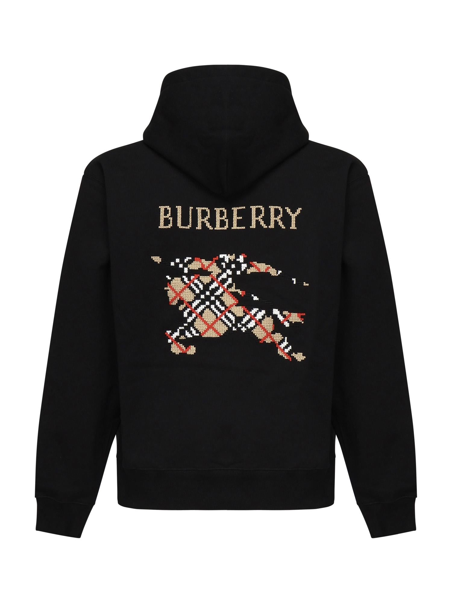 Felpa con cappuccio in cotone 8110938 A1189 BURBERRY 