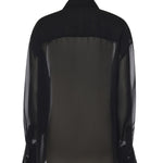 Camicia in chiffon 106393 A35SZ99 PINKO 