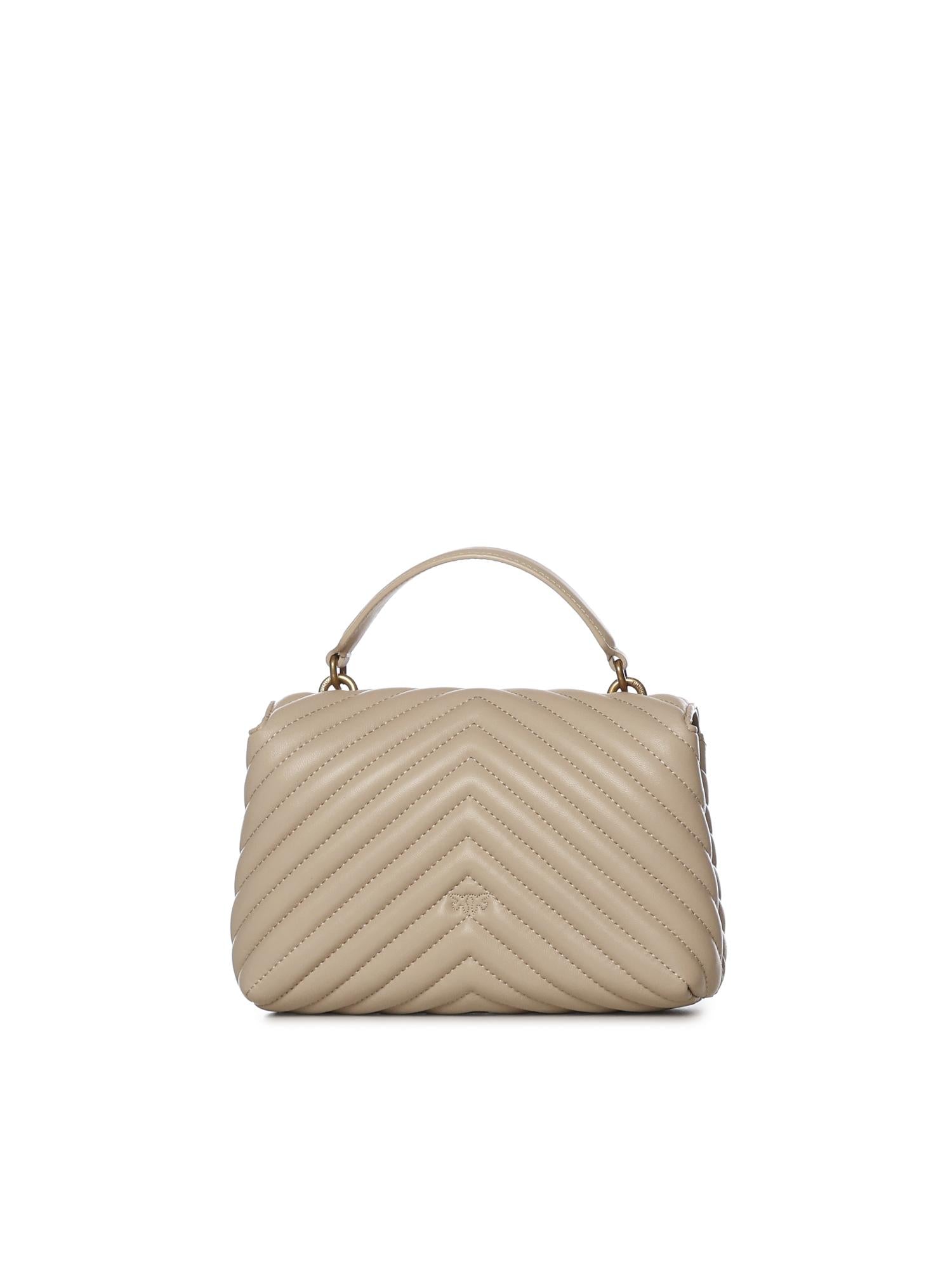 Borsa piccola a mano Lady Love Bag Puff Chevron 100044 A0GKC50Q PINKO 